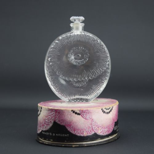 RENE LALIQUE PAVOT PERFUME BOTTLE WITH BOX C1927 - ADDITIONAL PHOTO 1