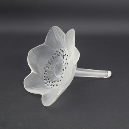 Rene Lalique Anemone Ouverte Flower Paperweight C1931