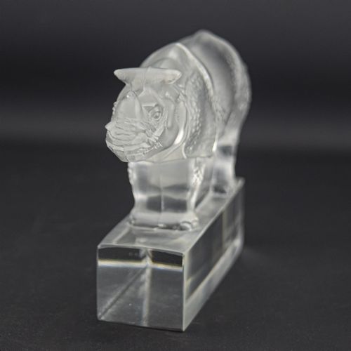 RENE LALIQUE RHINOCEROS PAPERWEIGHT C1931 - ADDITIONAL PHOTO 2