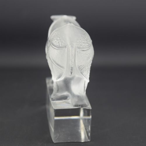 RENE LALIQUE RHINOCEROS PAPERWEIGHT C1931 - ADDITIONAL PHOTO 3