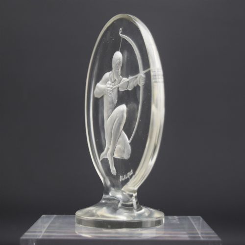 RENE LALIQUE ARCHER CAR MASCOT C1926 - ADDITIONAL PHOTO 1