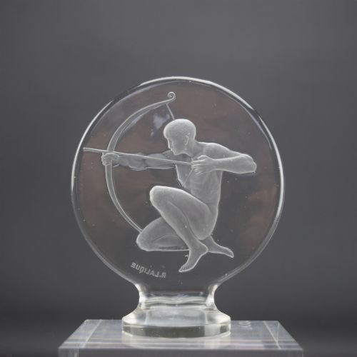 RENE LALIQUE ARCHER CAR MASCOT C1926 - ADDITIONAL PHOTO 3