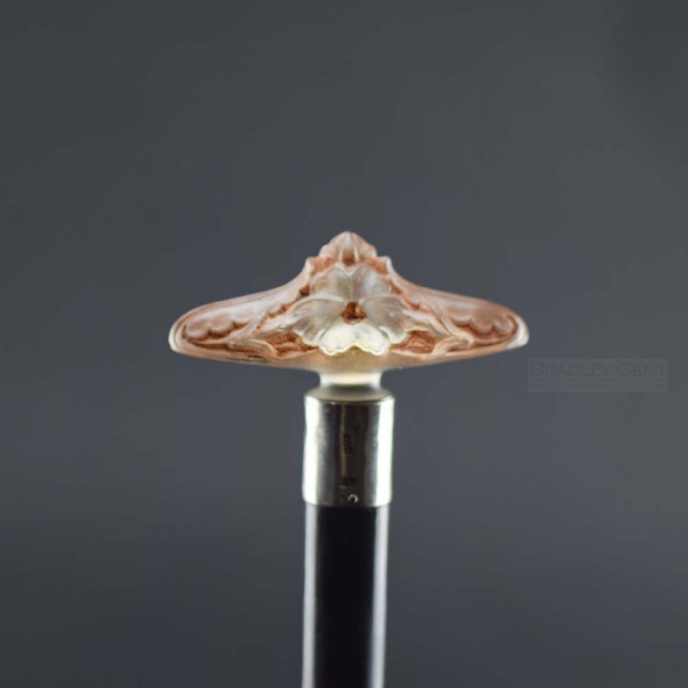 Rene Lalique walking stick C1905