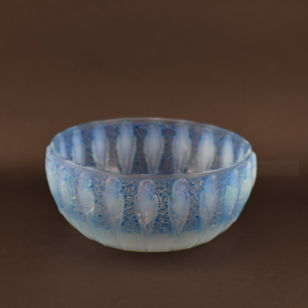 Rene Lalique Perruches bowl