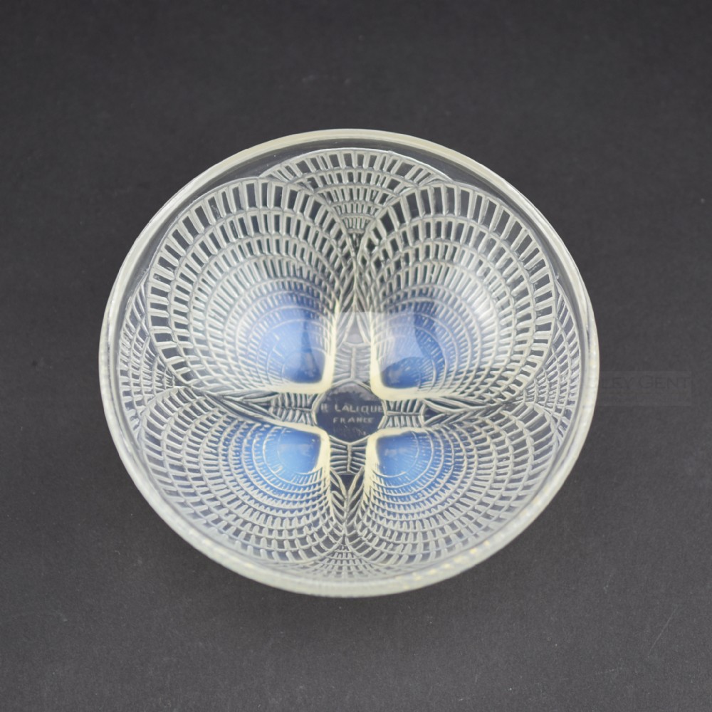 Rene Lalique opalescent coquilles bowl no5