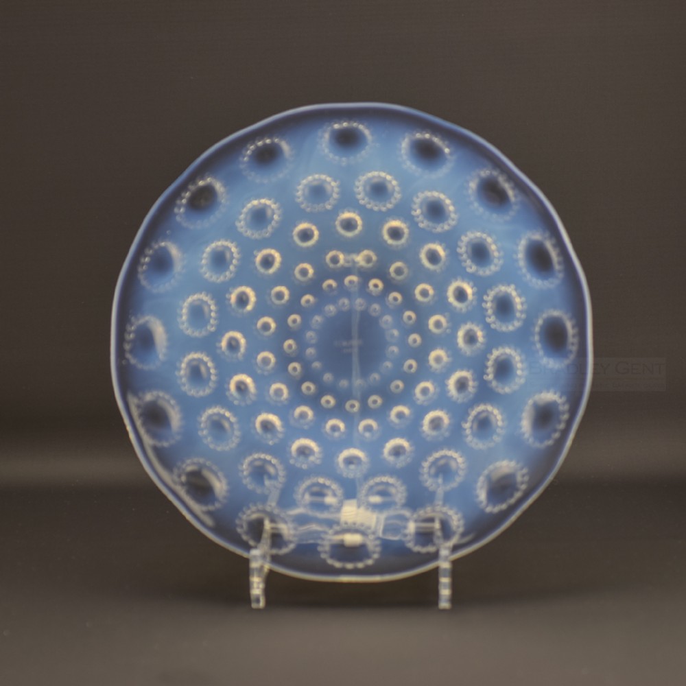 Rene Lalique  opalescent Asters plate