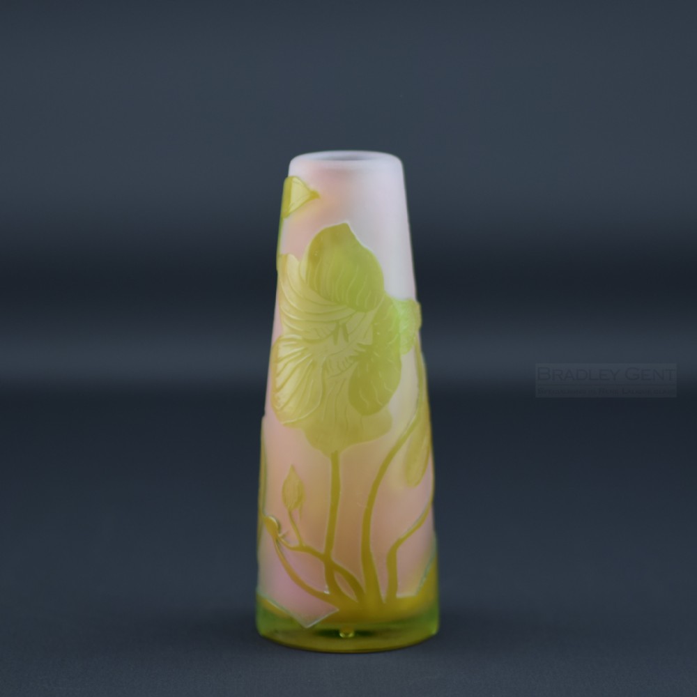 Small Galle Cameo glass vase C1900