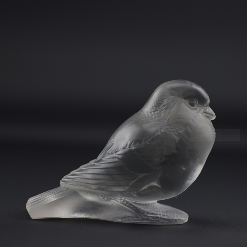 Rene Lalique paperweight Moineau Fier C1930