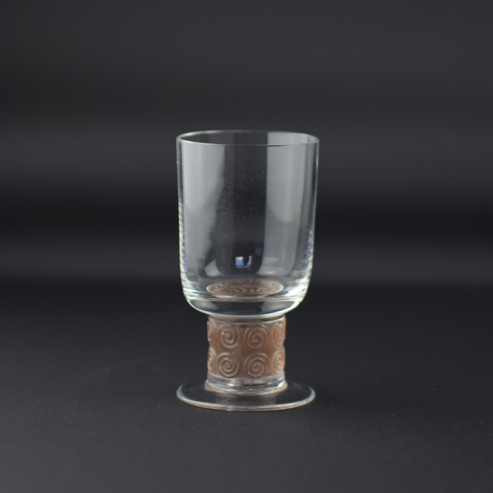 Rene Lalique Chinon drinking glass C1930