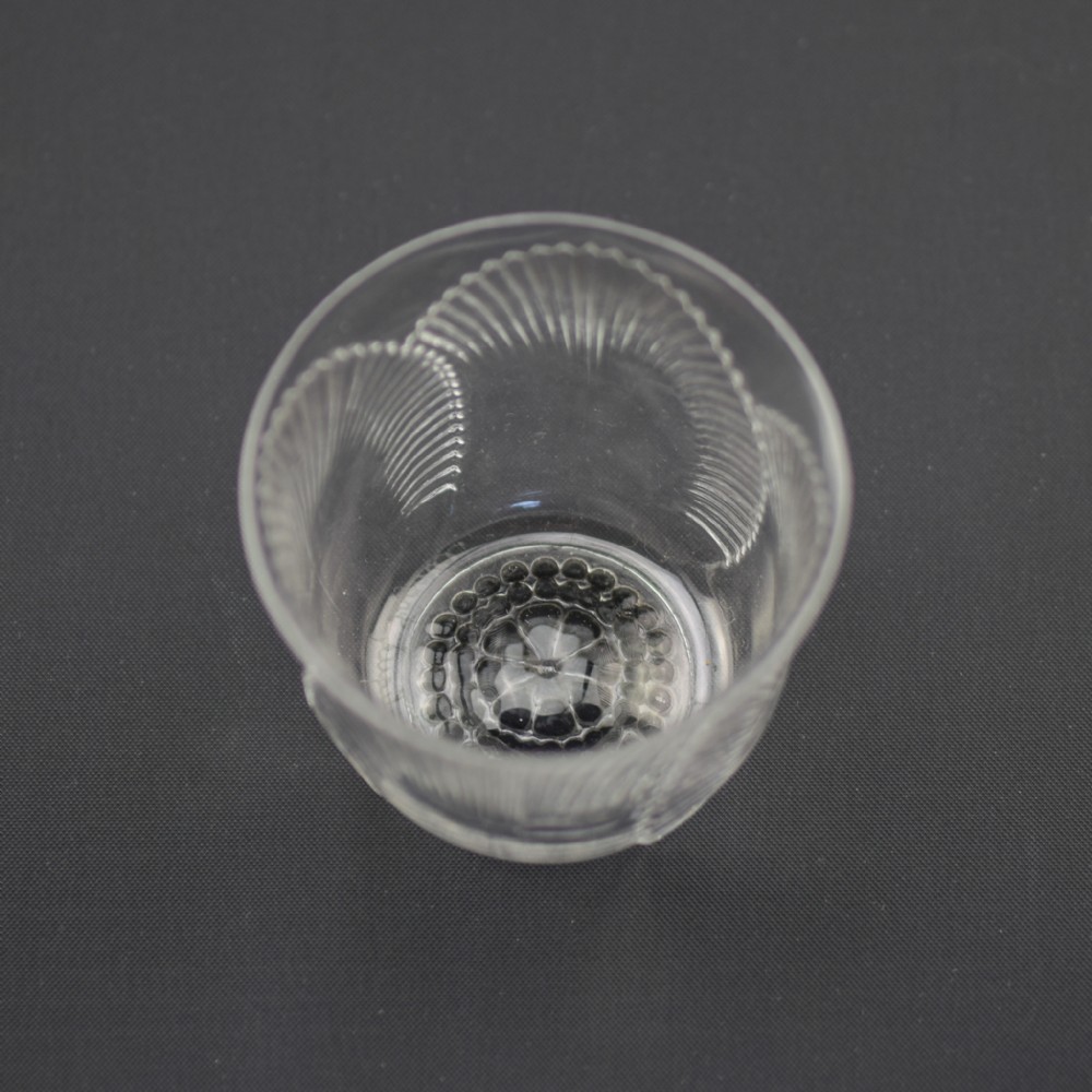 Rene Lalique Coquelicot enameled goblet C1930