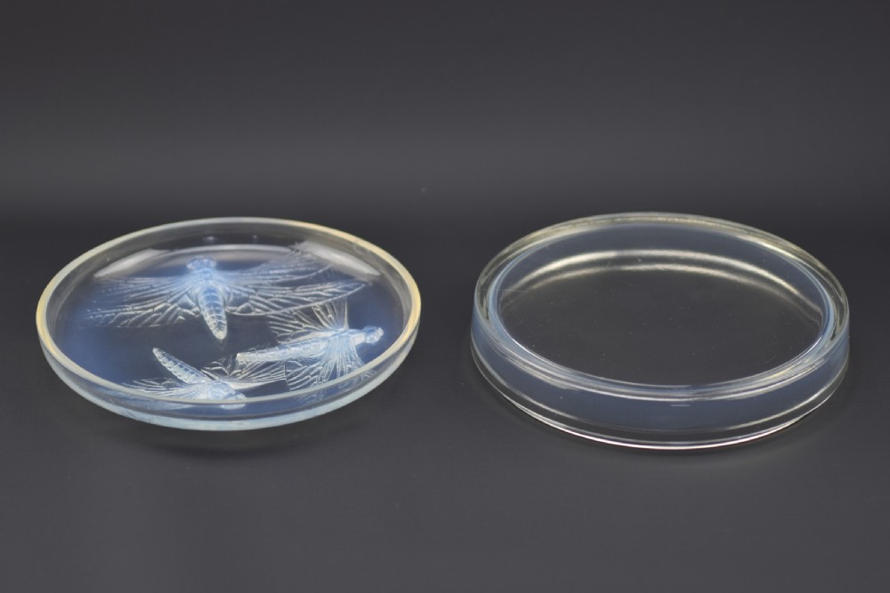 Rene Lalique Libellules opalescent box C1921 View VIII
