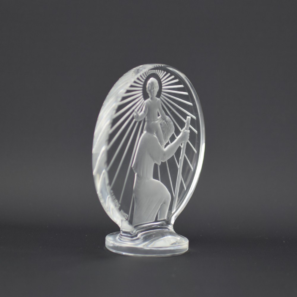 Rene Lalique St Christopher car mascot View III