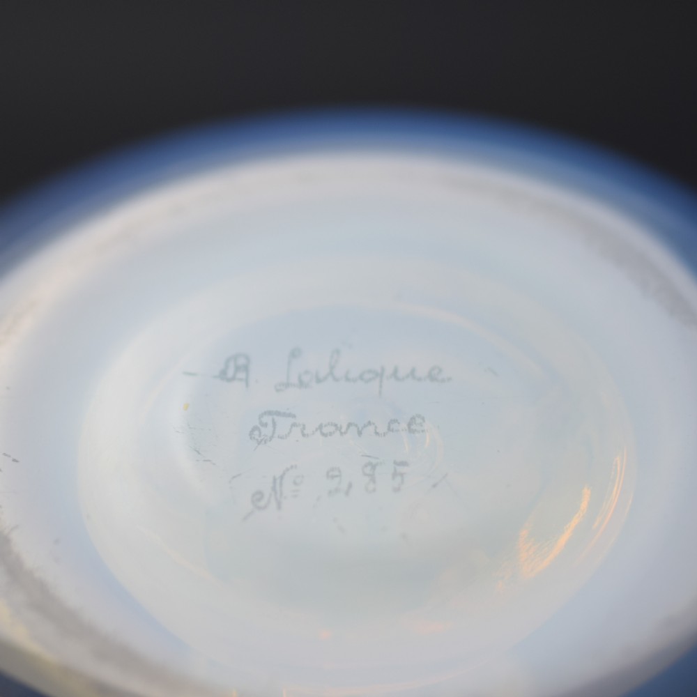 Rene Lalique glass Lapin ( rabbit) ashtray C1925 View VI