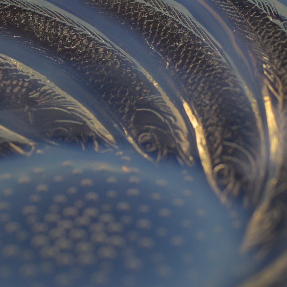 Rene Lalique Poissons Coupe Ouverte No1 C931 View IV
