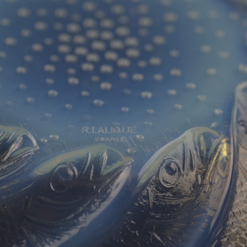 Rene Lalique Poissons Coupe Ouverte No1 C931 View V