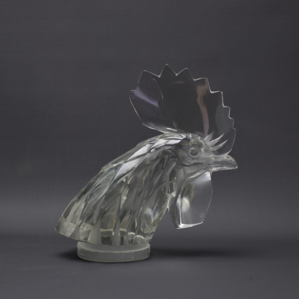 Rene Lalique Tete De Coq car mascot C1928