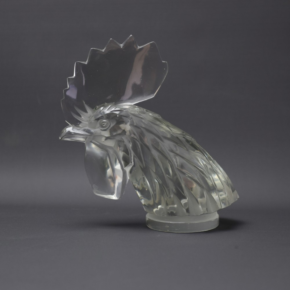Rene Lalique Tete De Coq car mascot C1928 View VI