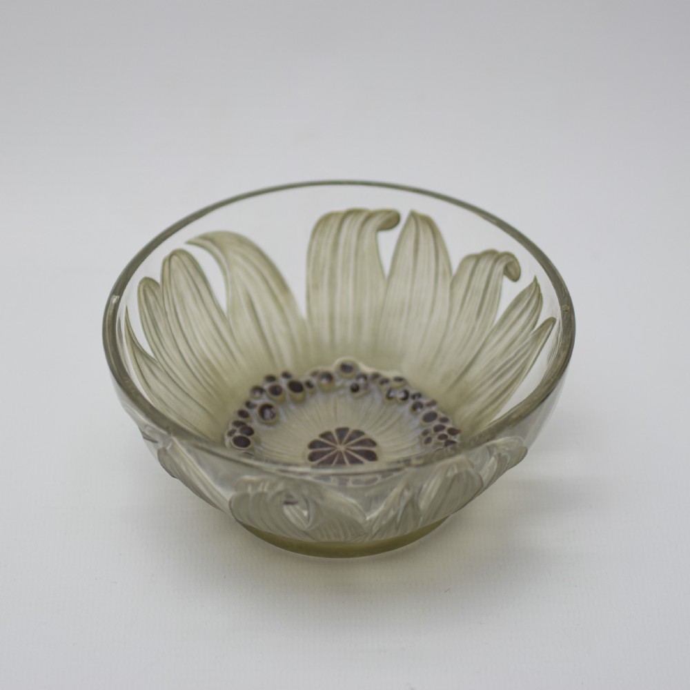 Early designed Rene Lalique Fleur bowl C1912