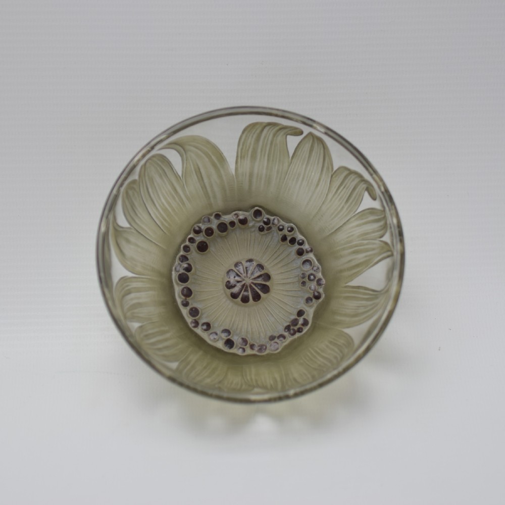Early designed Rene Lalique Fleur bowl C1912 View V
