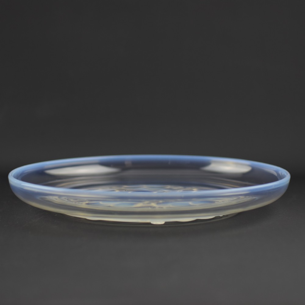 Rene Lalique Marienthal opalescent plate C1927 View III