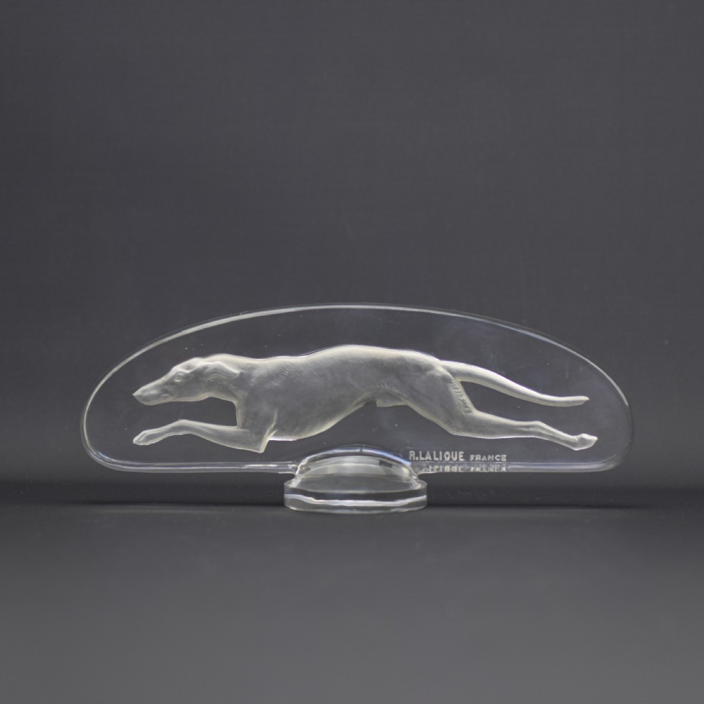 Rene Lalique Levrier car mascot c1928