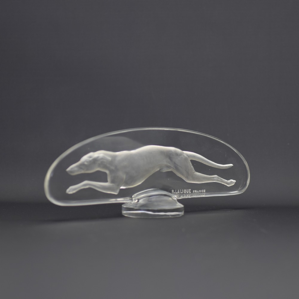 Rene Lalique Levrier car mascot c1928 View II