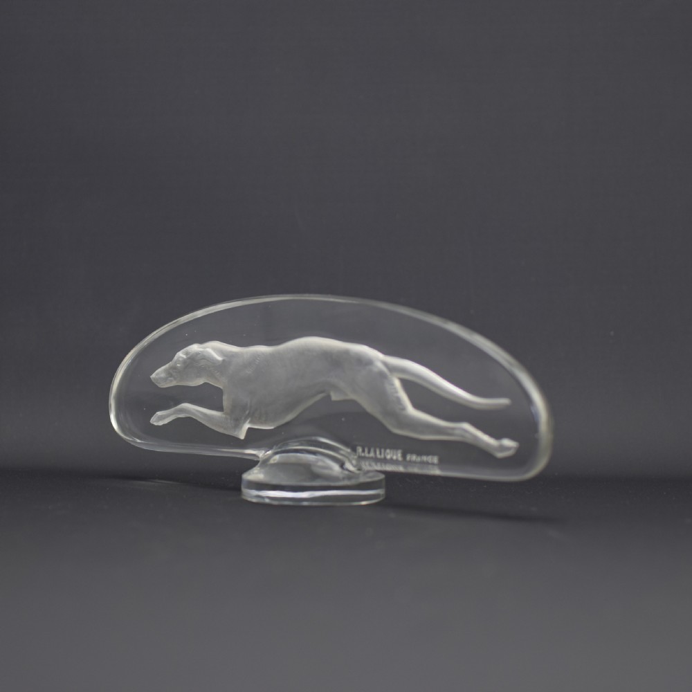 Rene Lalique Levrier car mascot c1928 View III