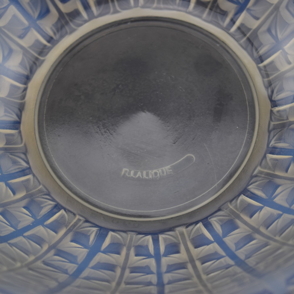 Rene Lalique opalescent Acacia No1 Bowl C1928 View VI