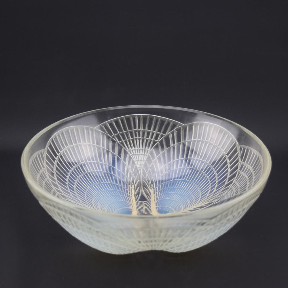 RENE LALIQUE OPALESCENT COQUILLES NO1 BOWL C1924 View III