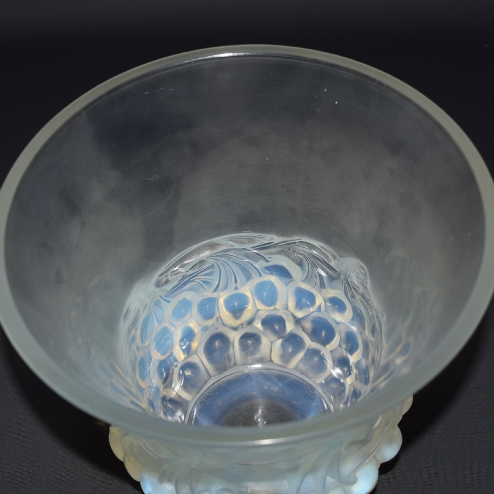 Rene Lalique Cerises opalescent vase C1930 View IV