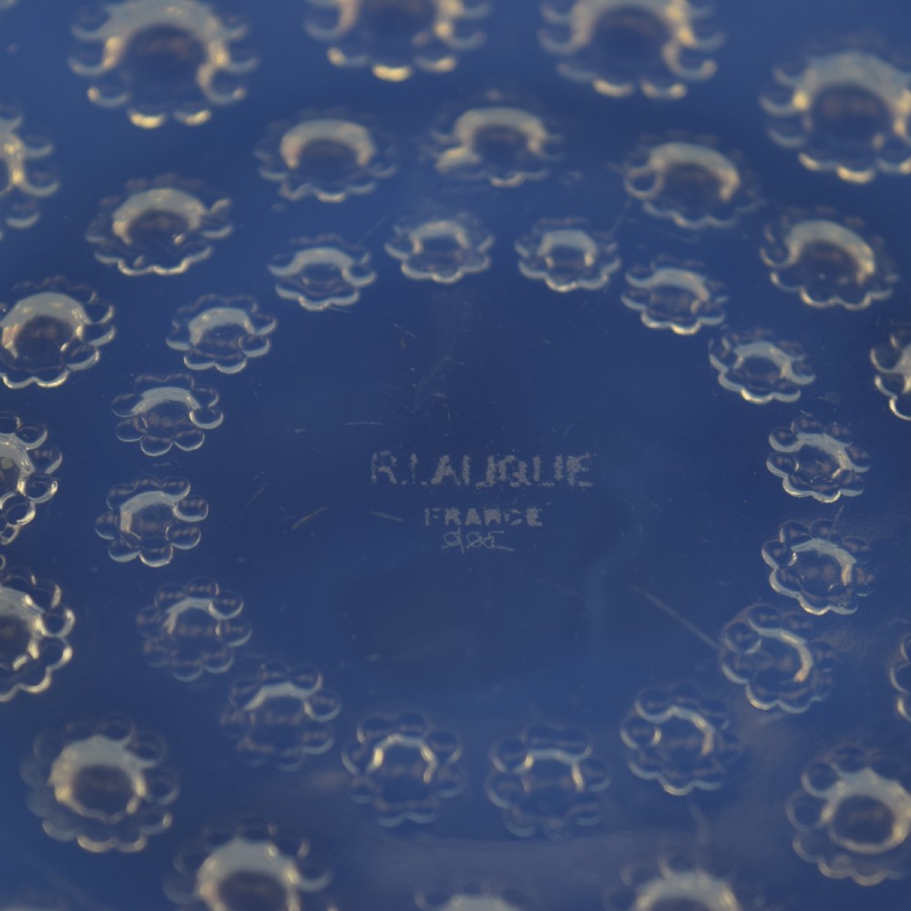 RENE LALIQUE OPALESCENT ASTERS PLATE View IV