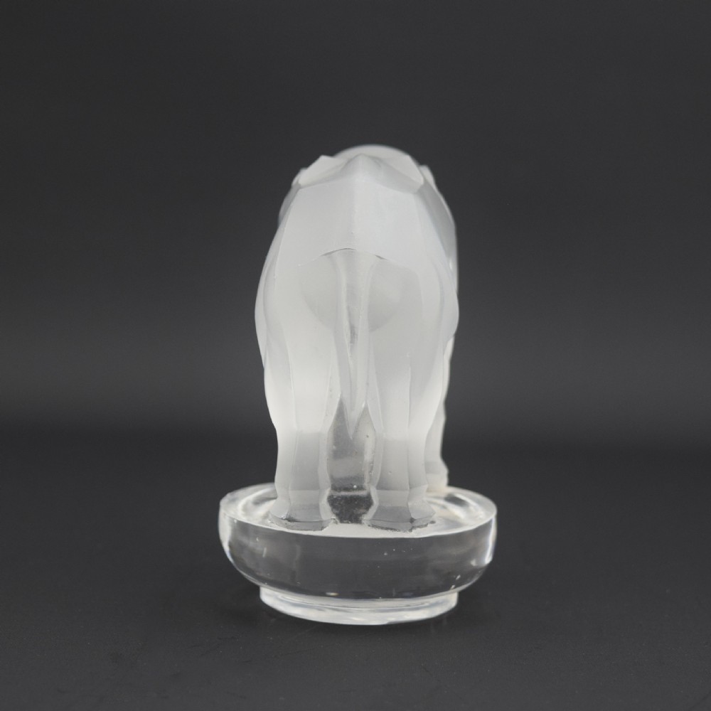 Rene Lalique Toby elephant paperweight C1931 View IV