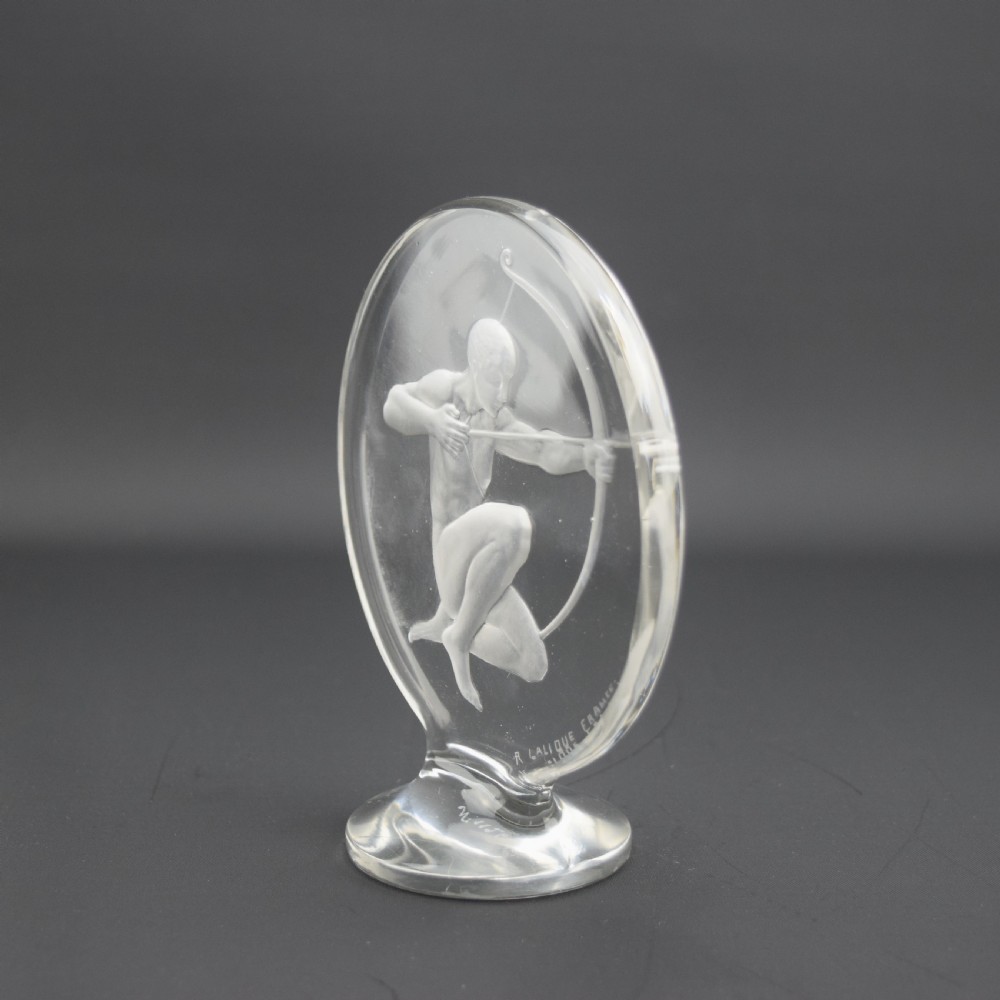 Rene Lalique Archer car mascot C1926 View IV