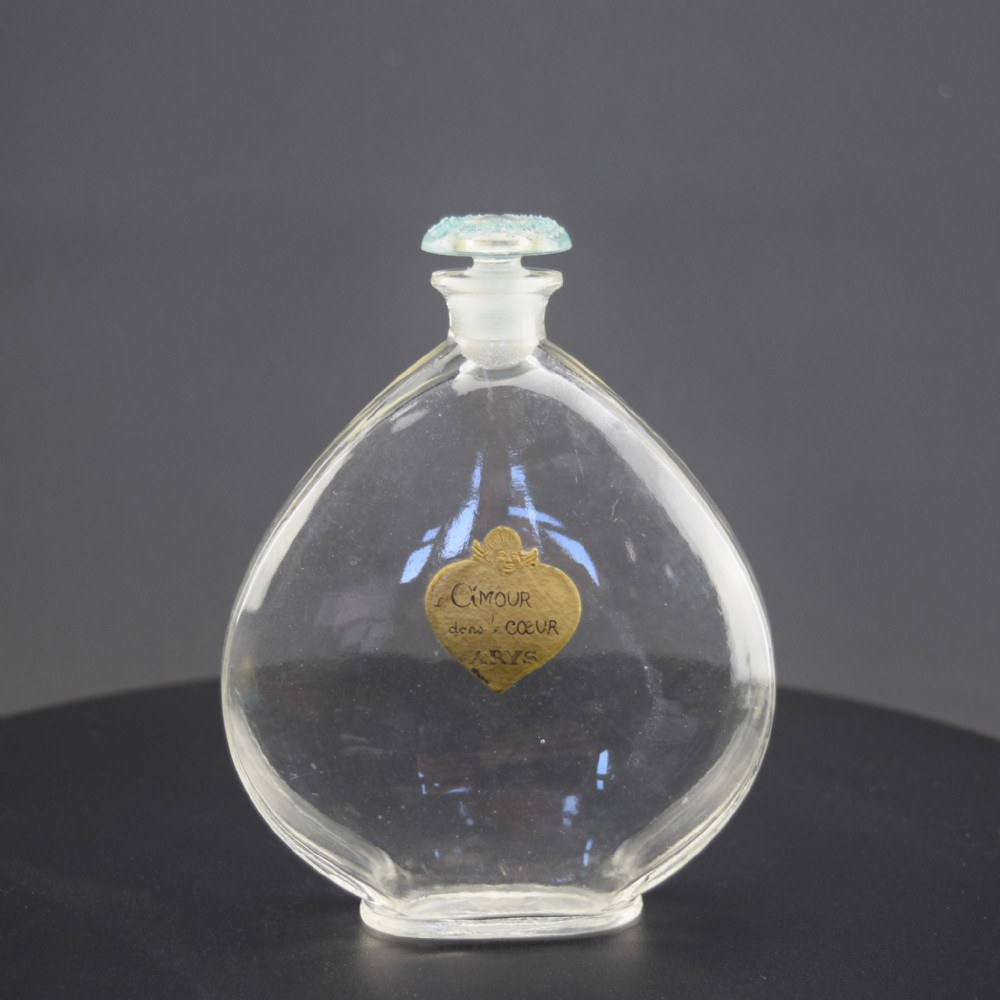 Rene Lalique ARYS L'armour dans le coeur Perfume bottle C1920