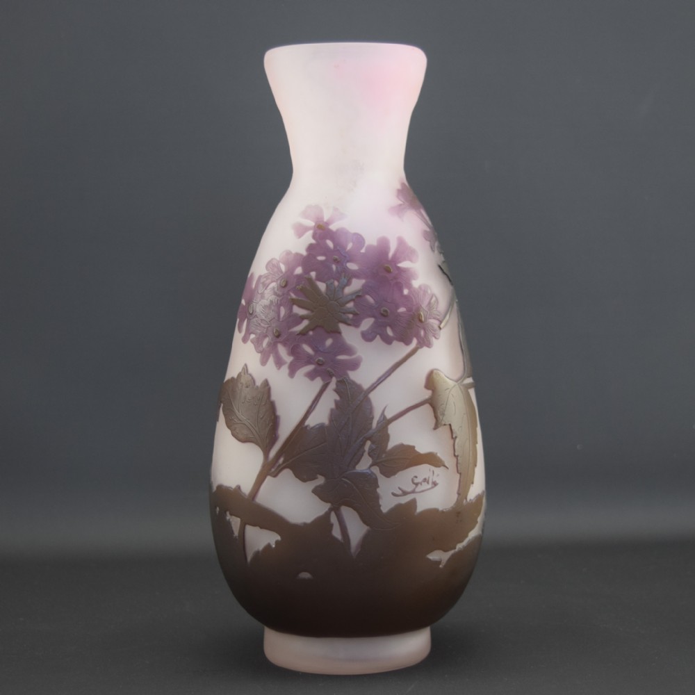 Galle cameo glass vase C1910