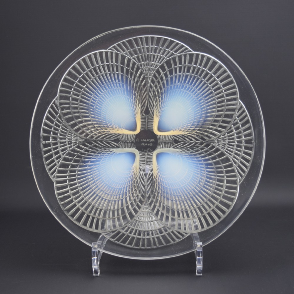 Rene Lalique opalescent coquilles no3 Plate C1924