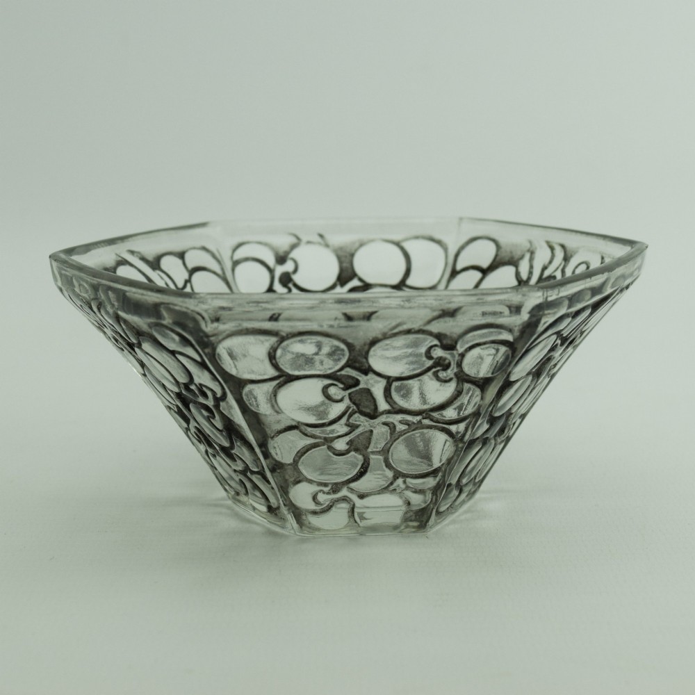 Rene Lalique Raisins six pans bowl C1923