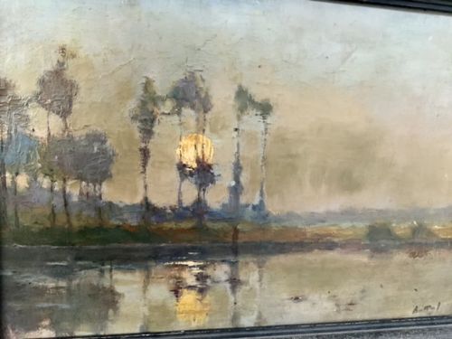 Orientalist Oil on Board