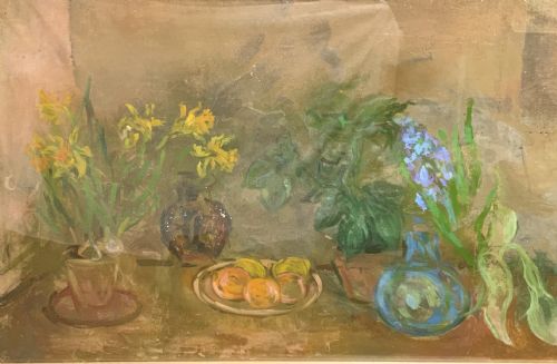 fig 1. STILL LIFE BY STELLA STEYN ORIGINAL OIL PAINTING