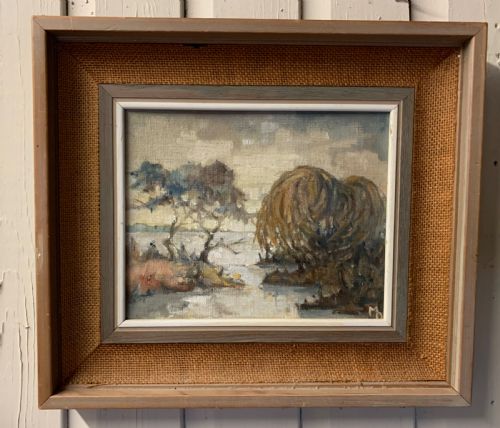 Japanese River Oil on Board