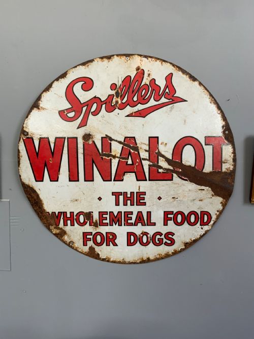 Large Spillers Enamel Sign