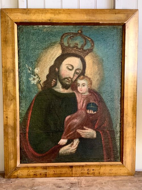 The Infant Jesus Original 17th Century School of Cusco