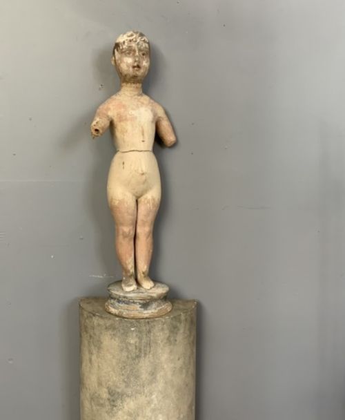 Antique Figure of a Santo