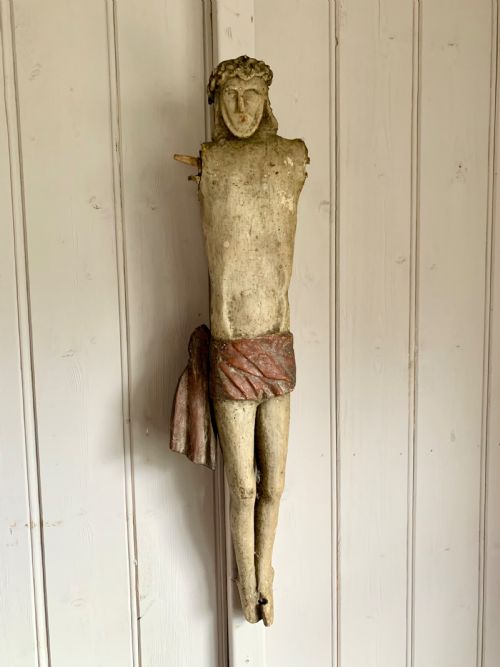 Antique Folk Art  Crucifix