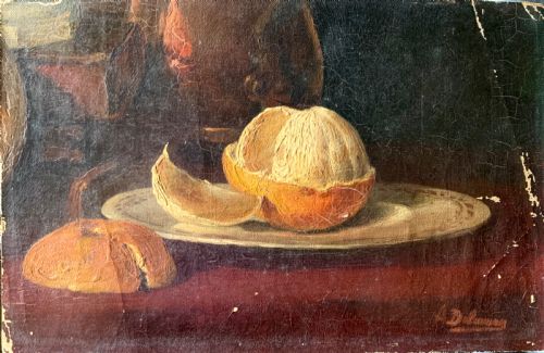 19th C Still Life of Oranges
