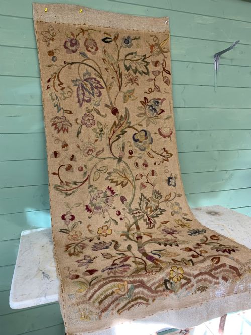 Crewel Work Panel Arts & Crafts
