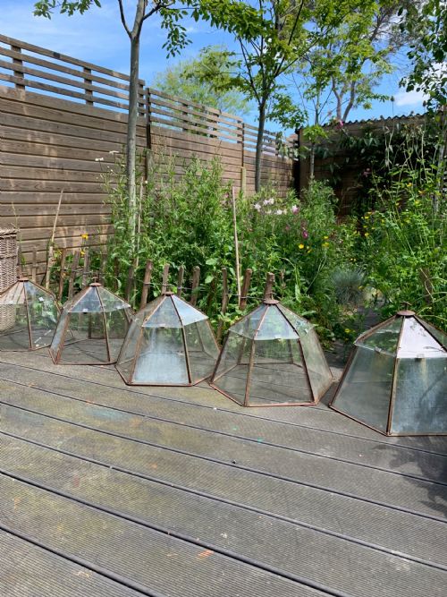 Early 20thc French Garden Cloches