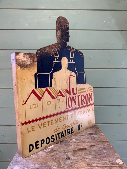 A Rare French Advertising Sign for Work Wear