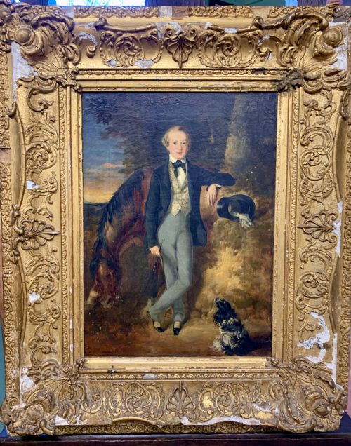 Early 19th Century Oil on Canvas of a Gentleman