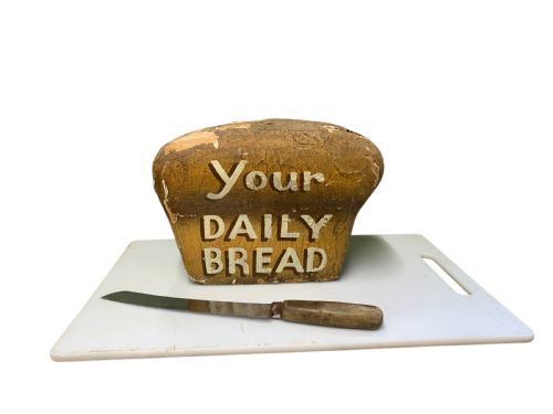 A RARE BAKERS SHOP DISPLAY MODEL OF A LOAF OF BREAD - ADDITIONAL PHOTO 2
